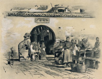 „Ve městě Šanghaji“, 1903 od Mortimer L Menpes