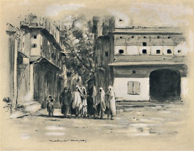 "Muslimská žena", 1903 od Mortimer L Menpes