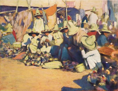 "Puebla", 1903 od Mortimer L Menpes