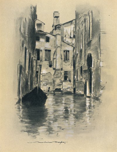 "Ulice v Benátkách", 1903 od Mortimer L Menpes