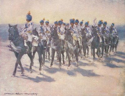 Imperial Cadet Corps v Durbaru, 1903 od Mortimer L Menpes