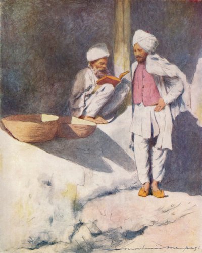 Učený muž z Peshawur, 1905 od Mortimer Ludington Menpes