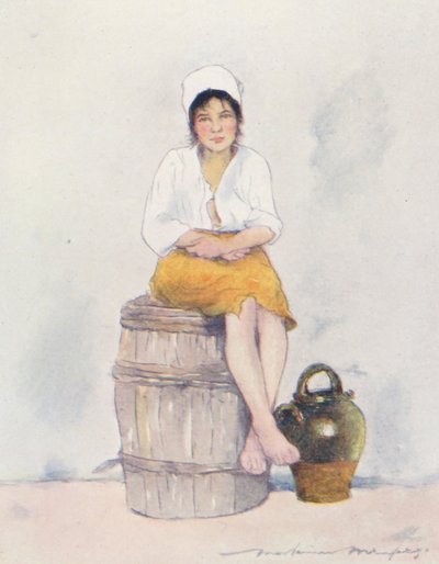 Malý nosič vody (barevná litografie) od Mortimer Ludington Menpes