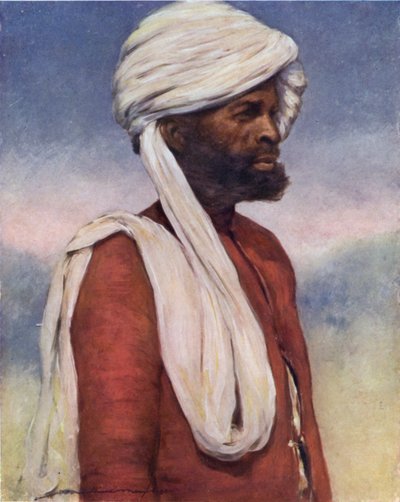 Držák z Dhar (barevné litho) od Mortimer Ludington Menpes