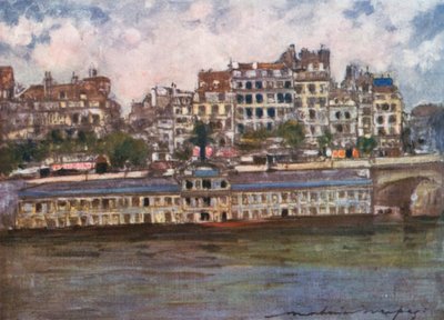Koupaliště (Samaritaine) od Mortimer Ludington Menpes