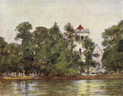 Bishamský kostel od Mortimer Ludington Menpes