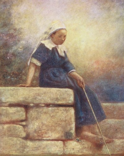Hodiny nečinnosti (barevná litografie) od Mortimer Ludington Menpes