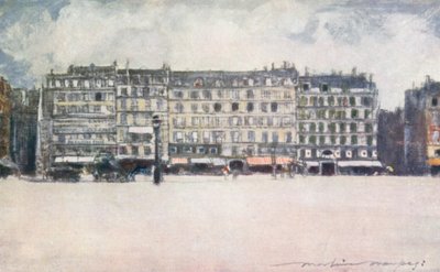 Na náměstí hotelu De Ville od Mortimer Ludington Menpes