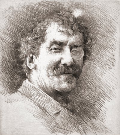 James McNeill Whistler, portrét. od Mortimer Ludington Menpes