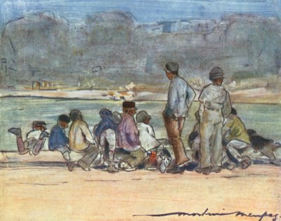 Rybník u Tuileries od Mortimer Ludington Menpes