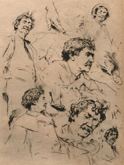 Studie Jamese McNeilla Whistlera, c1886. 1903 od Mortimer Ludington Menpes