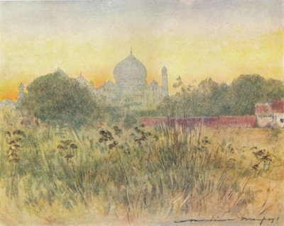 Taj Mahal, Agra, 1905 od Mortimer Ludington Menpes