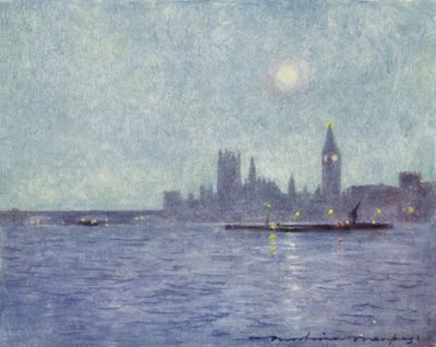 Westminster v noci od Mortimer Ludington Menpes