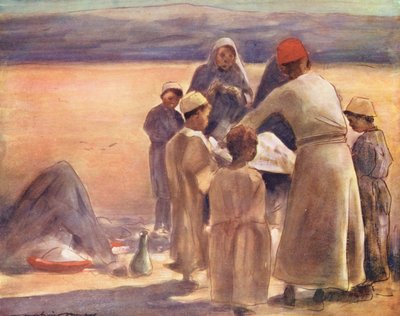Děti světa: (barevná litografie) od Mortimer Ludington Menpes