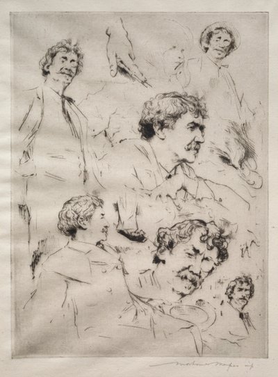 James MacNeill Whistler. od Mortimer Menpes