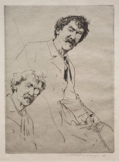 James MacNeill Whistler. od Mortimer Menpes