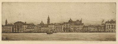 Panorama ze svatého Marka od Mortimer Menpes
