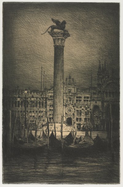 St. Marks Piazza, 1910. od Mortimer Menpes