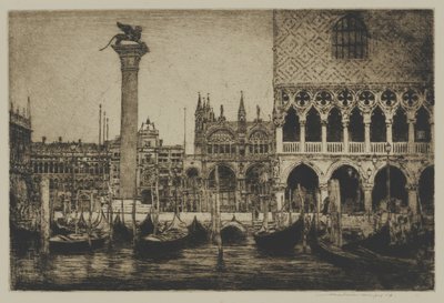 Piazza svatého Marka, Benátky od Mortimer Menpes