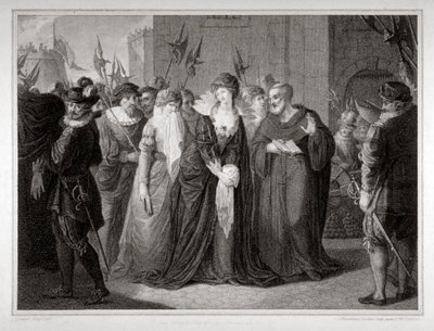 Lady Jane Gray byla vedena k popravě v Tower of London, 1554 1797 od Mountague Tomkins