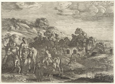 Odjezd Hagar The Story of Hagar (název série) od Moyses van Wtenbrouck