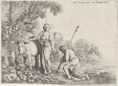 Juno v Argusu Mercurius a Argus (název série) od Moyses van Wtenbrouck
