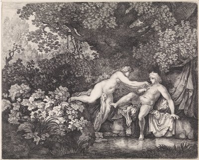 Salamacis a Hermaphroditus od Moyses van Wtenbrouck