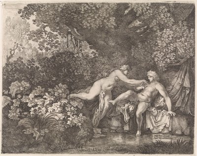 Salmacis a Hermaphroditus od Moyses van Wtenbrouck