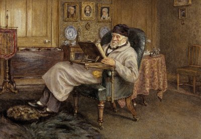 Thomas Carlyle, 1795 - 1881. Historik a esejista od Helen Allingham