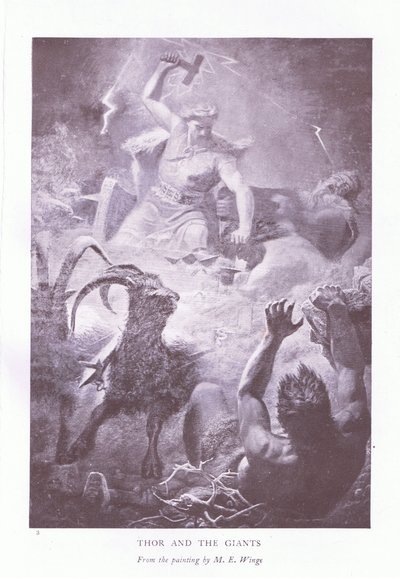 Thor a obři, 20. léta 20. století od Mårten Eskil Winge