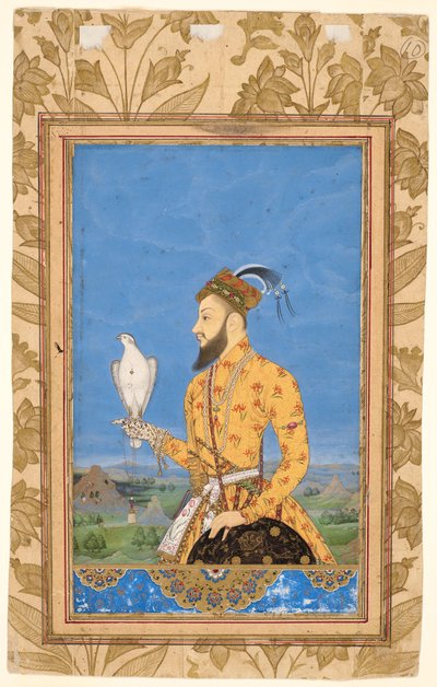 Portrét prince Azama Šáha od Mughal School