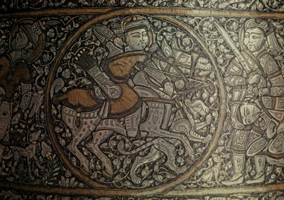 MAMLUK KNIGHT: Syrské umění. Detail umyvadla s názvem "Baptisterium sv. Ludvíka"... od Muhammed Ibn Al Zayn