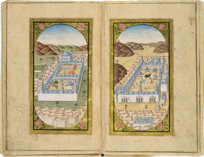 Al-Masjid an-Nabawi ve Velké mešitě, 1783 od Mustafa Halimi