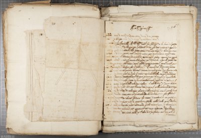 Portfolio kreseb Mutia Oddiho z Urbina a dalších, p116, c.1635-40 (pero a inkoust na papíře ve vázaném svazku) od Muzio Oddi