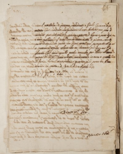 Portfolio kreseb Mutio Oddi z Urbina a dalších, p120, c.1635-40 (pero a inkoust na papíře ve vázaném svazku) od Muzio Oddi