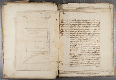 Portfolio kreseb Mutio Oddi z Urbina a dalších, p120, c.1635-40 (pero a inkoust na papíře ve vázaném svazku) od Muzio Oddi