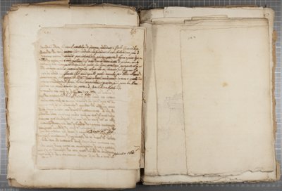 Portfolio kreseb Mutio Oddi z Urbina a dalších, p120, verso, cca 1635-40 (pero a inkoust na papíře ve vázaném svazku) od Muzio Oddi