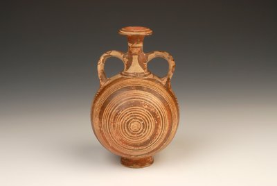 Aryballos Pilgrim Flask 1400-1370 př. n. l. terakota od Mycenaean