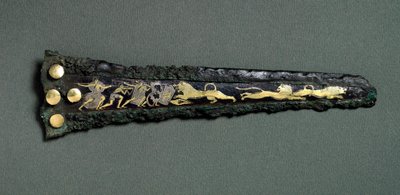 Dýka (bronz, zlato a stříbro) od Mycenaean