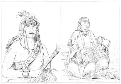 Chippewas, 1841. od Myers and Co