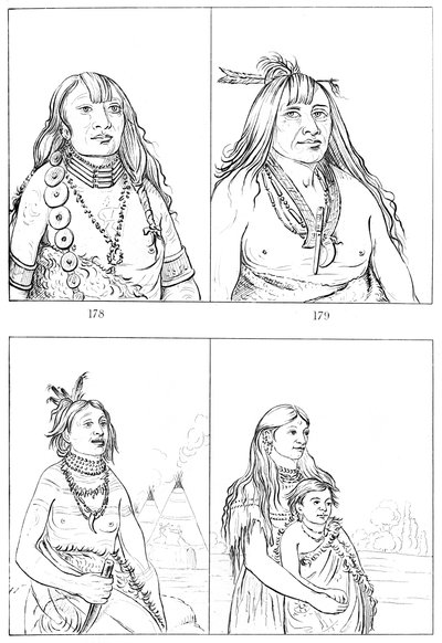 Kiowas, 1841. od Myers and Co
