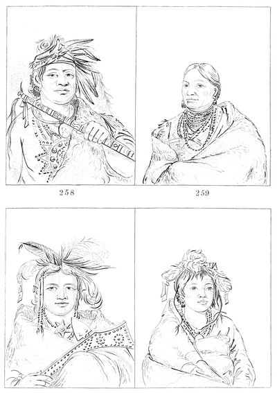 Menominees, 1841. od Myers and Co