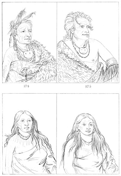 Pawnees, 1841. od Myers and Co
