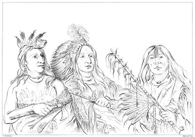 Sioux, 1841. od Myers and Co