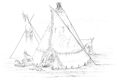 Teepee, 1841. od Myers and Co