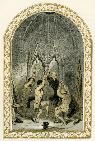Zvoníci - ilustrace Birket Foster od Myles Birket Foster