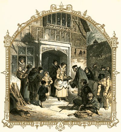 Charita o Vánocích od Myles Birket Foster