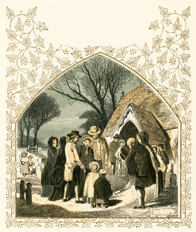 Vánoční ráno od Myles Birket Foster