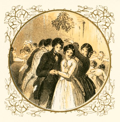 Tanec pod jmelím od Myles Birket Foster