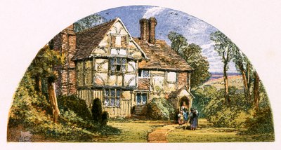 Ilustrace k filmu The Traveller od Myles Birket Foster